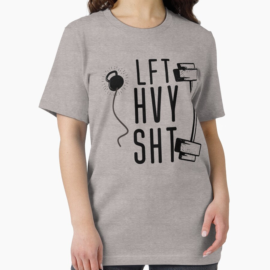 LFT HVY SHT   - Funny Workout Motivation Quote by unique things T-Shirts, Hoodie, Sweatshirt | BlankRebels.com (Image 2)