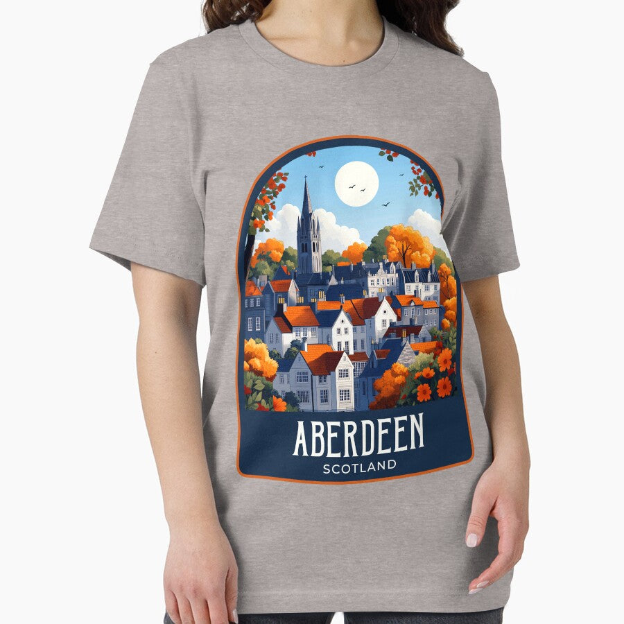 Aberdeen Vintage Travel Illustration T-Shirts, Hoodie, Sweatshirt