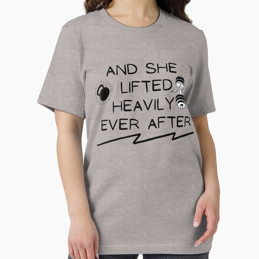 And She Lifted Heavily Ever After     - Funny Workout Motivation Quote by unique things