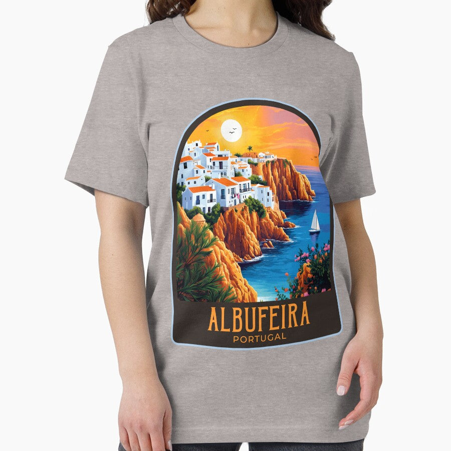 Albufeira Vintage Travel Illustration T-Shirts, Hoodie, Sweatshirt
