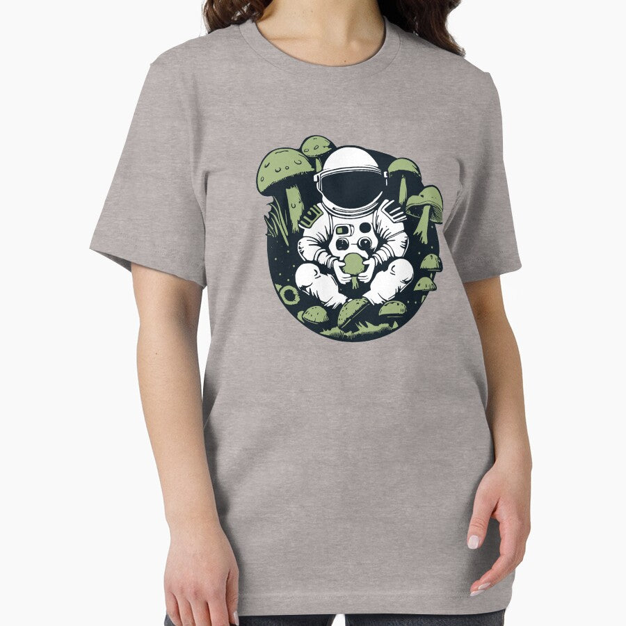 Astronaut Mushroom Aesthetic Sticker Vintage by estudiopublik T-Shirts, Hoodie, Sweatshirt | BlankRebels.com (Image 2)
