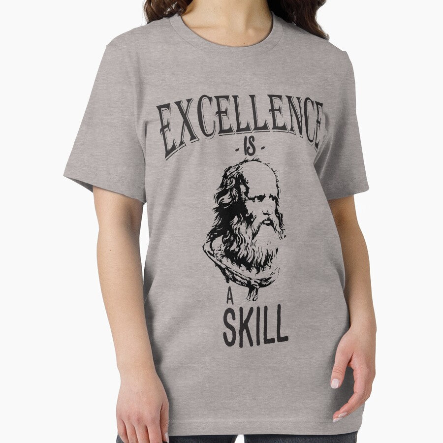 Excellence Is A Skill | Plato by Christopher Taylor T-Shirts, Hoodie, Sweatshirt | BlankRebels.com (Image 2)