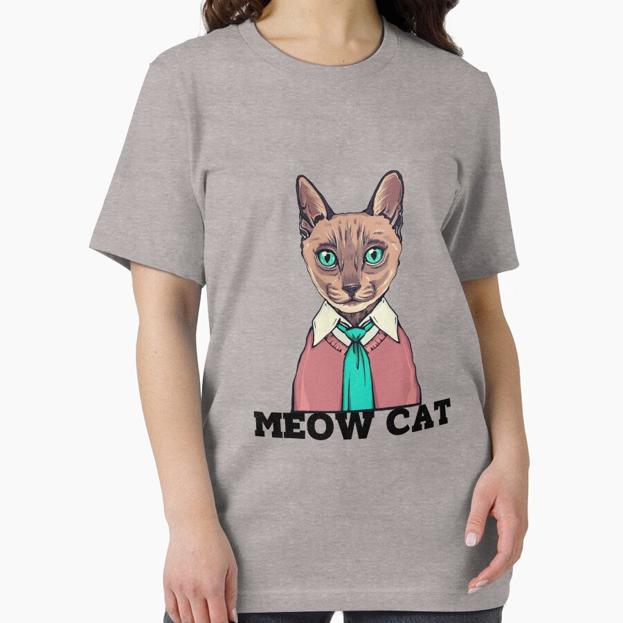 Funny Cat  Funny Mashup Between Meow cat by BOHOVIN T-Shirts, Hoodie, Sweatshirt | BlankRebels.com (Image 2)