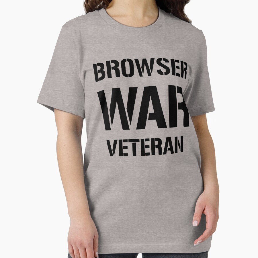 BROWSER WAR VETERAN - Black Text Design for Web Developers by ramiro