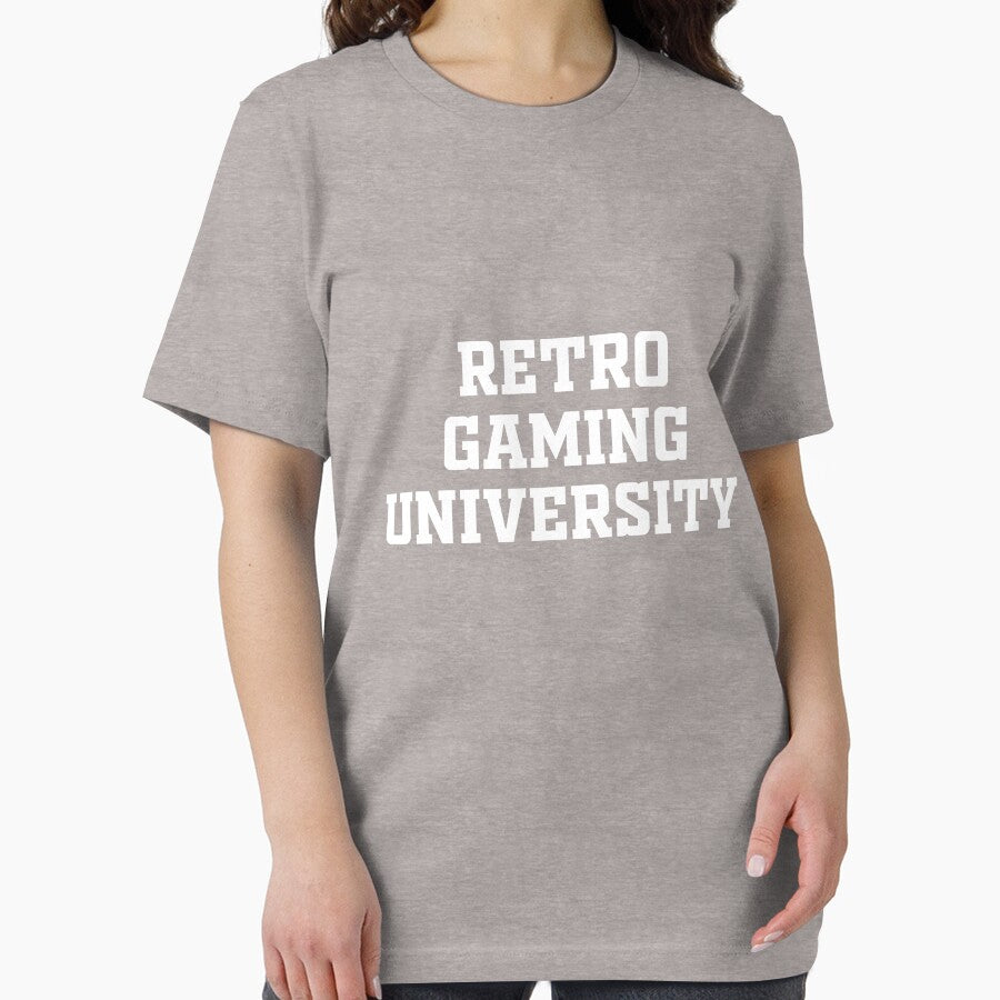 Retro Gaming University WHITE by RNG Designs T-Shirts, Hoodie, Sweatshirt | BlankRebels.com (Image 2)