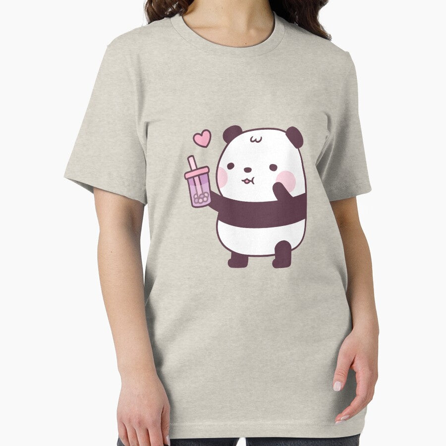 Cute Panda Loves Taro Bubble Tea by rustydoodle T-Shirts, Hoodie, Sweatshirt | BlankRebels.com (Image 2)