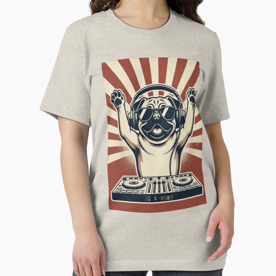 Pug DJ Music Mixer by GrumpySableye T-Shirts, Hoodie, Sweatshirt | BlankRebels.com (Image 2)