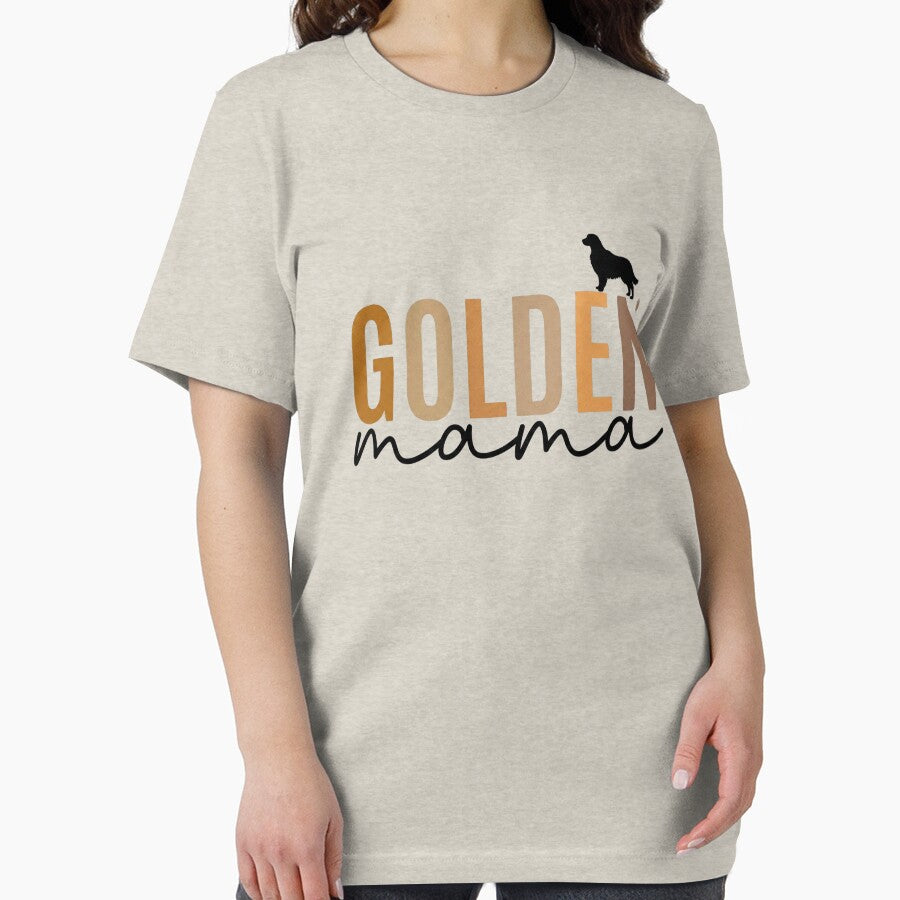 Golden Mama Shirt – Golden Retriever Dog Mom Minimalist Gift by Dog Culture