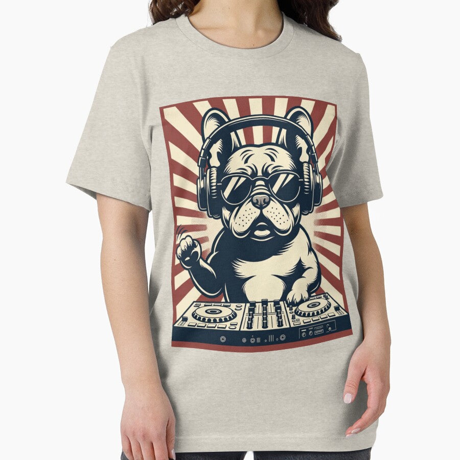 French Bulldog DJ Dog Lover Music Party by GrumpySableye T-Shirts, Hoodie, Sweatshirt | BlankRebels.com (Image 2)