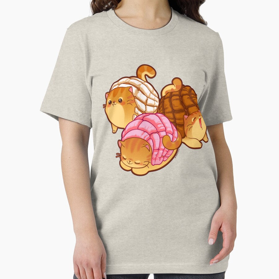 Kawaii Concha Cats by ctkrstudio T-Shirts, Hoodie, Sweatshirt | BlankRebels.com (Image 2)