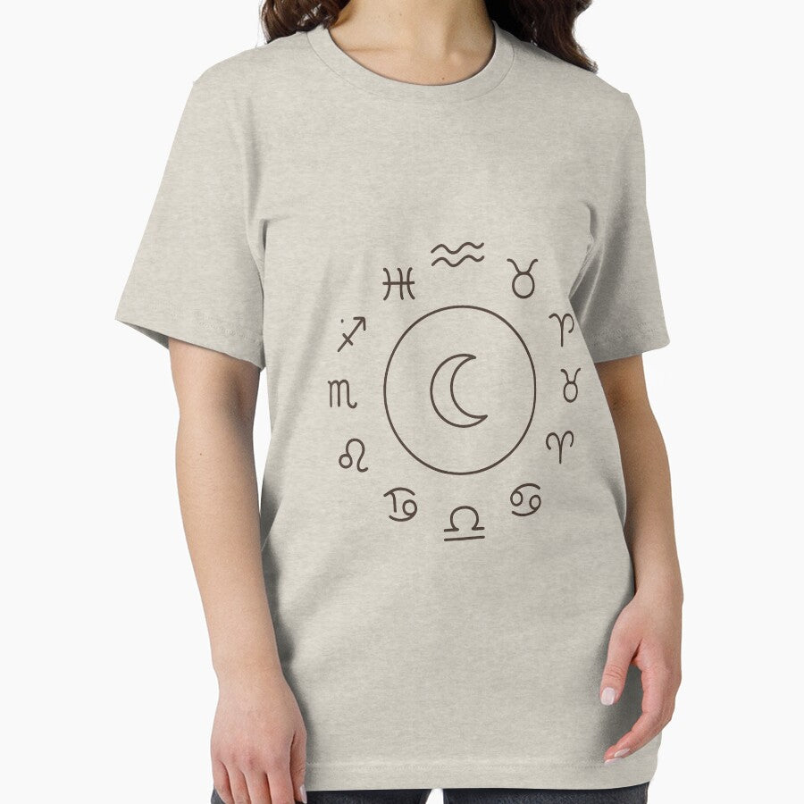 Zodiac Circle – Minimal Astrology Design by LBDesignR T-Shirts, Hoodie, Sweatshirt | BlankRebels.com (Image 2)