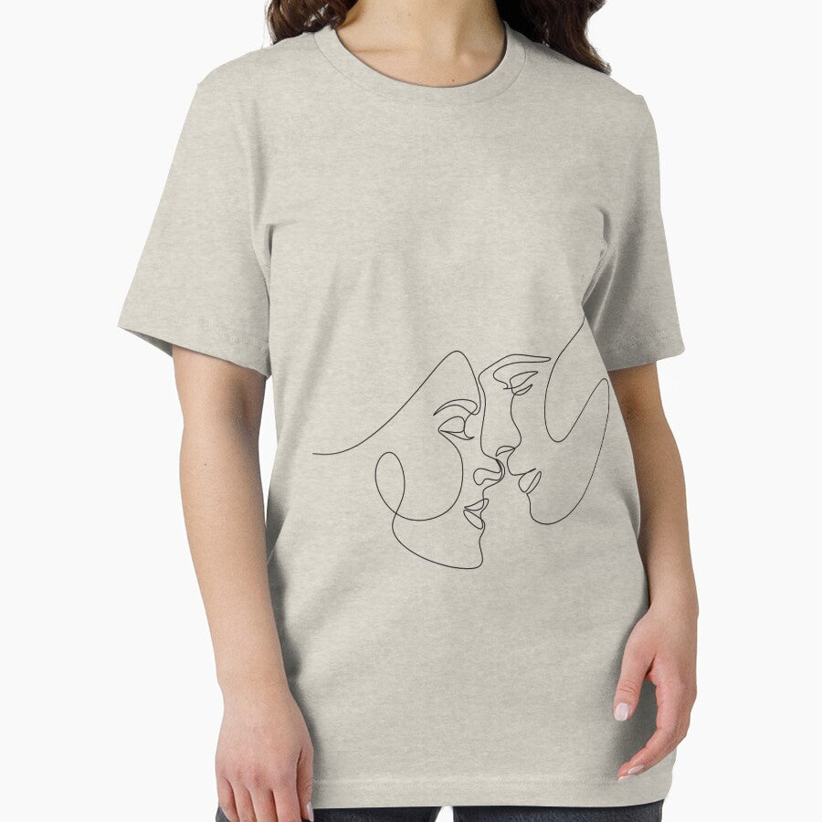 couple face line | couple gift idea | romantic couple goals by jassnour T-Shirts, Hoodie, Sweatshirt (Image 2)