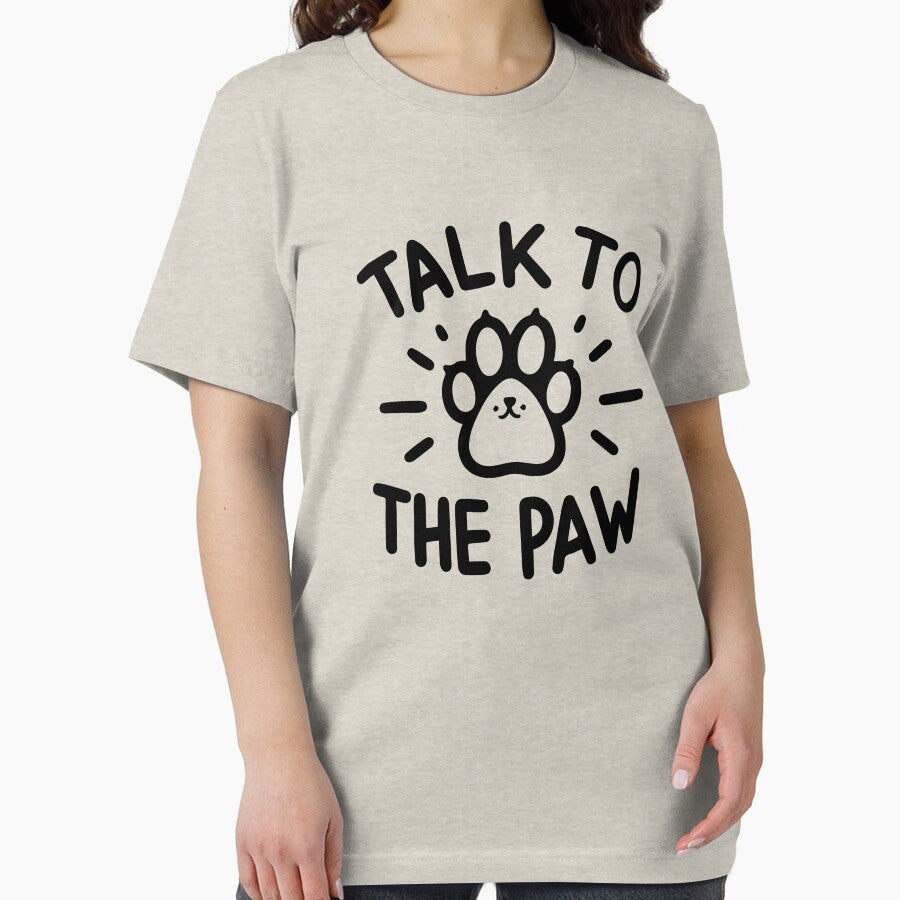 Talk to the Paw – Sassy Cat Mom Attitude Shirt by denissmartin2020 .