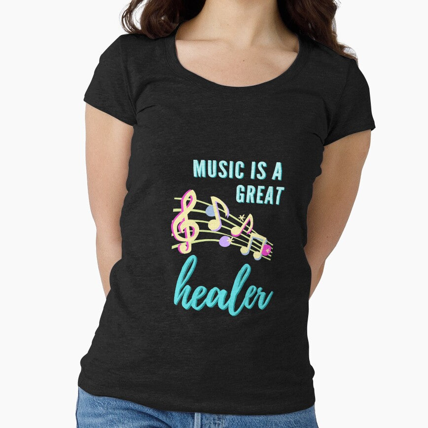 MUSIC is a great HEALER by chahakisha T-Shirts, Hoodie, Sweatshirt | BlankRebels.com (Image 1)