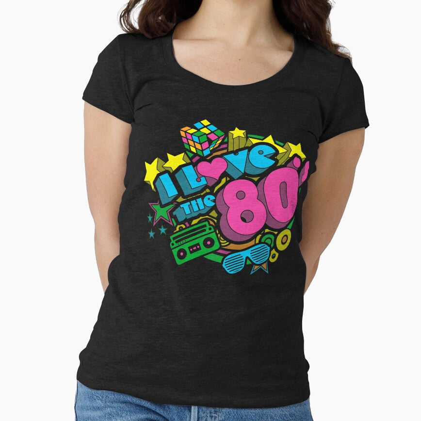 I Love The 80s Retro Eighties Pop Culture Throwback by zenspired T-Shirts, Hoodie, Sweatshirt | BlankRebels.com (Image 1)