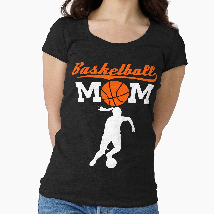 Basketball Mom T-Shirt Gift for Moms by Hananiah Merch Hoodie, Sweatshirt | BlankRebels.com (Image 1)