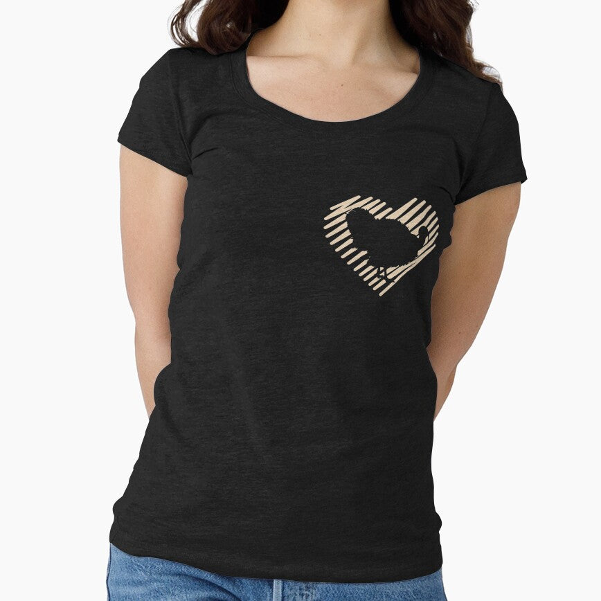 Thanksgiving - Heart Turkey Womens Tee by Green Tee  Studio Hoodie, Sweatshirt | BlankRebels.com (Image 1)