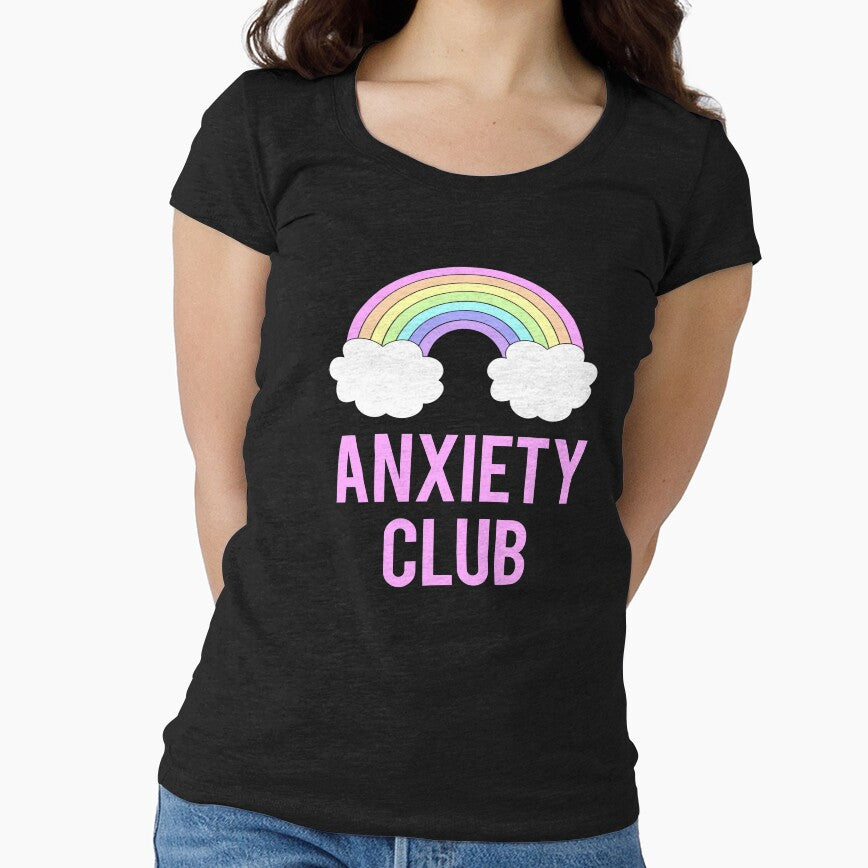 ANXIETY CLUB by designedbyjade T-Shirts, Hoodie, Sweatshirt | BlankRebels.com (Image 1)