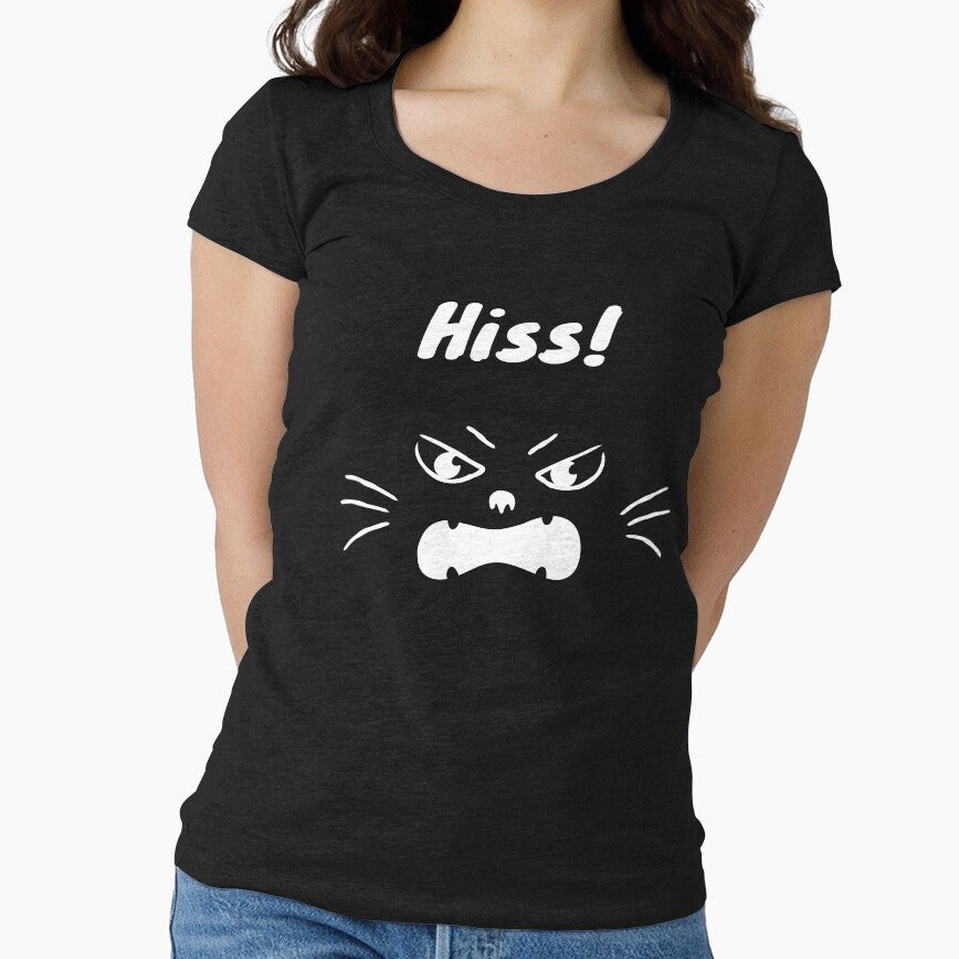 Hiss! Angry Cat | Gift For Cat Lover | Cat Person Gift by Presto Prints Design