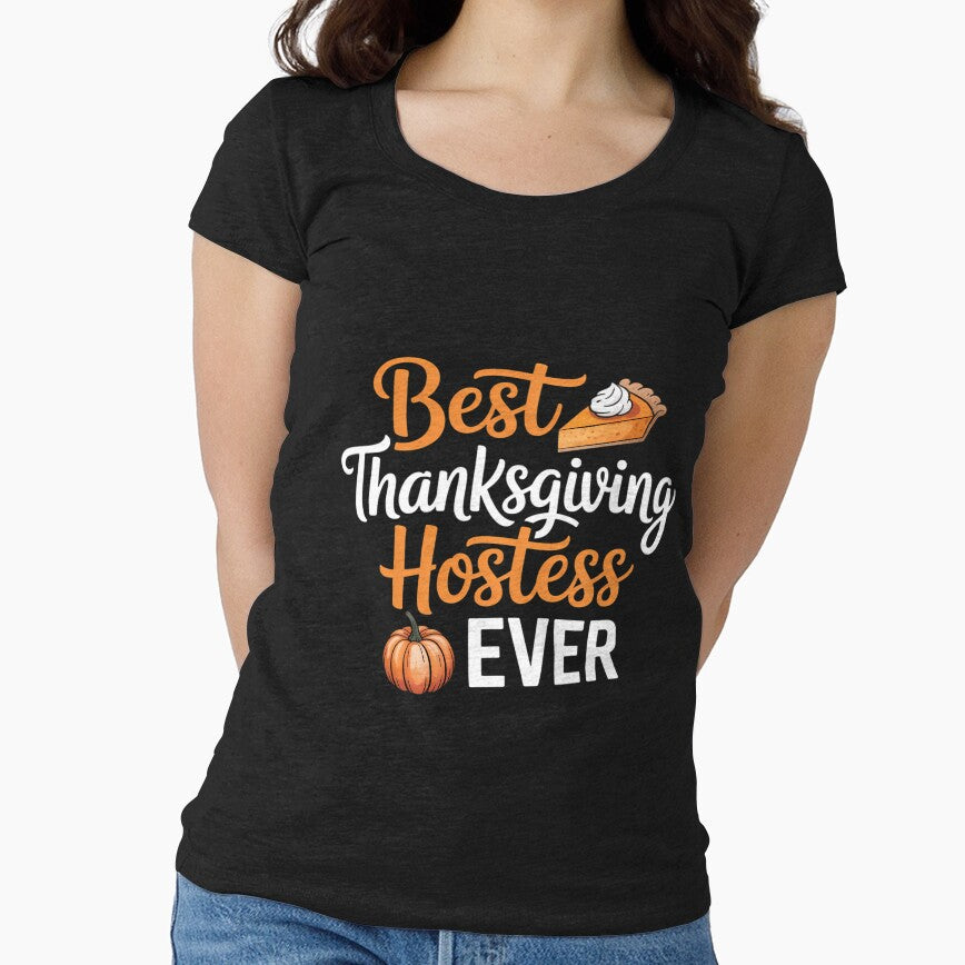Best Thanksgiving Hostess Thanks Giving Thanksgiving by LUCKYJEFFREY T-Shirts, Hoodie, Sweatshirt | BlankRebels.com (Image 1)