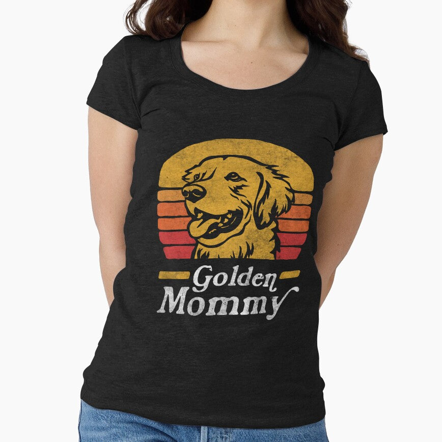 Retro Vintage Golden Mommy by More Cute Dogs T-Shirts, Hoodie, Sweatshirt | BlankRebels.com (Image 1)
