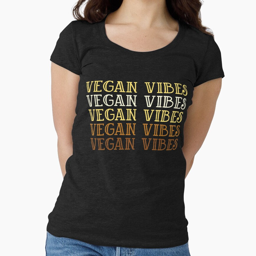 Retro Vegan Vibes by Scottees T-Shirts, Hoodie, Sweatshirt | BlankRebels.com (Image 1)
