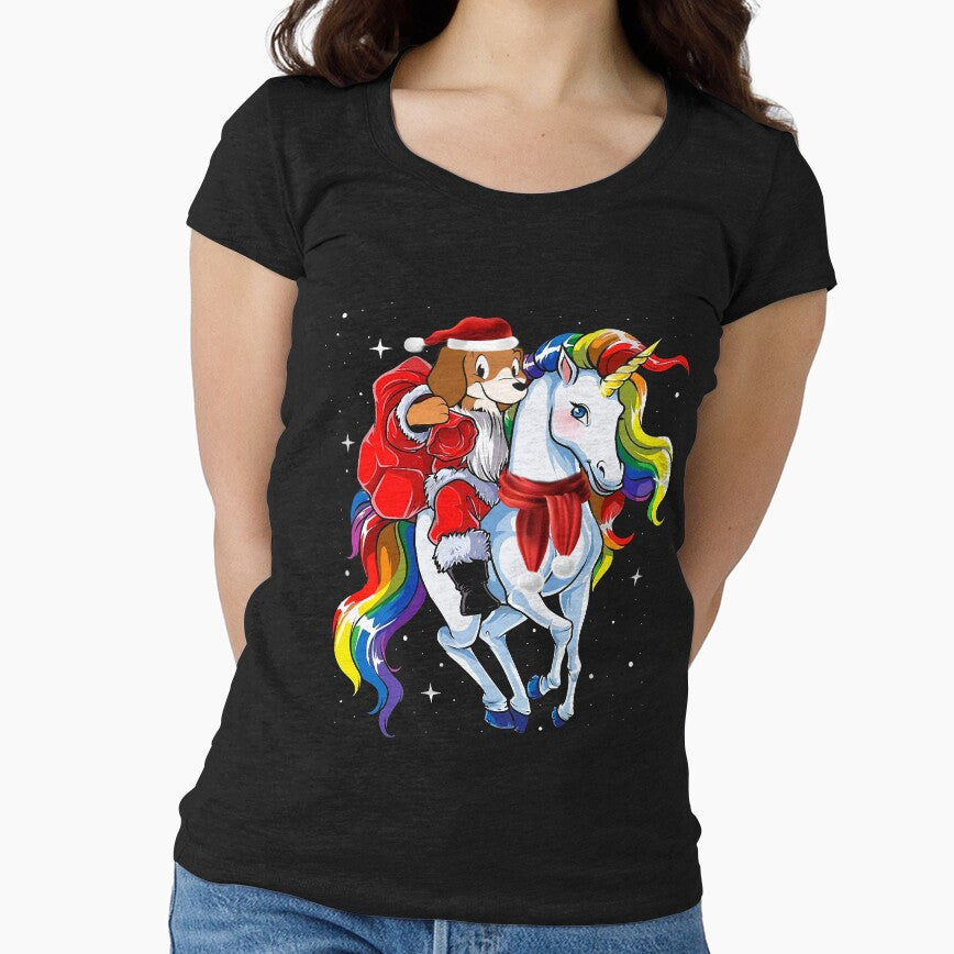 Beagles santa unicorn by ferraudionne