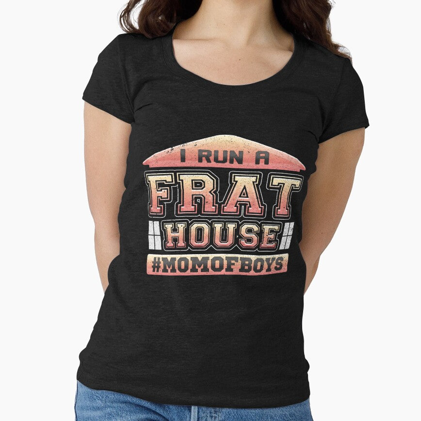 I Run a Frat House Mom of Boys by LemoBoy T-Shirts, Hoodie, Sweatshirt | BlankRebels.com (Image 1)