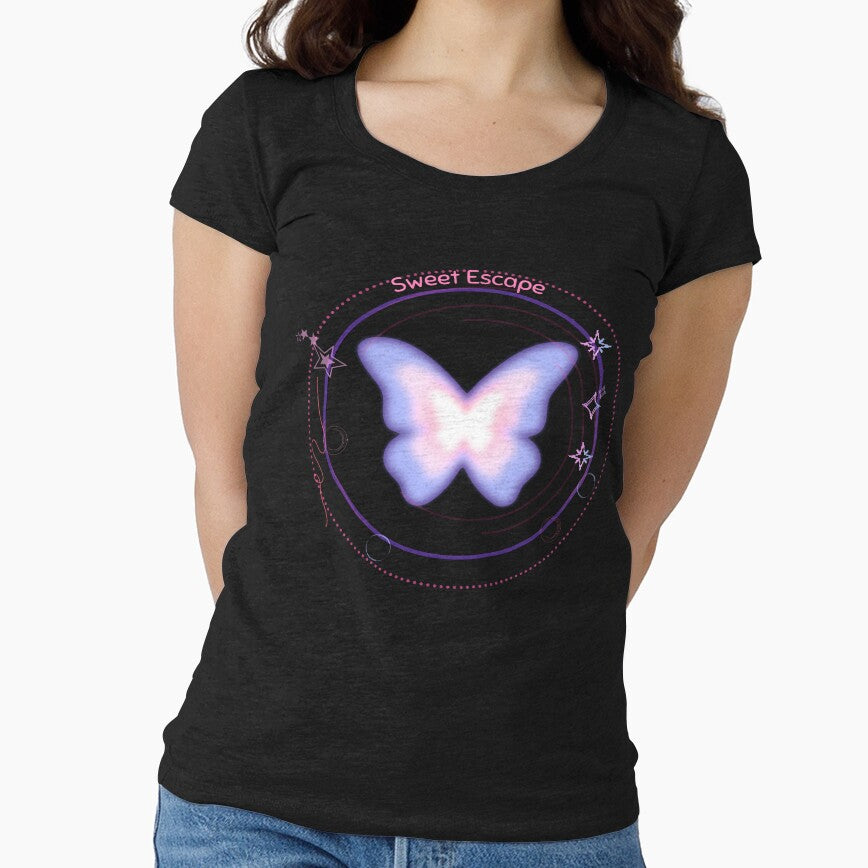 Ethereal Pastel Butterfly - Y2K Dream Aesthetic by AttitudeTeesgr T-Shirts, Hoodie, Sweatshirt | BlankRebels.com (Image 1)