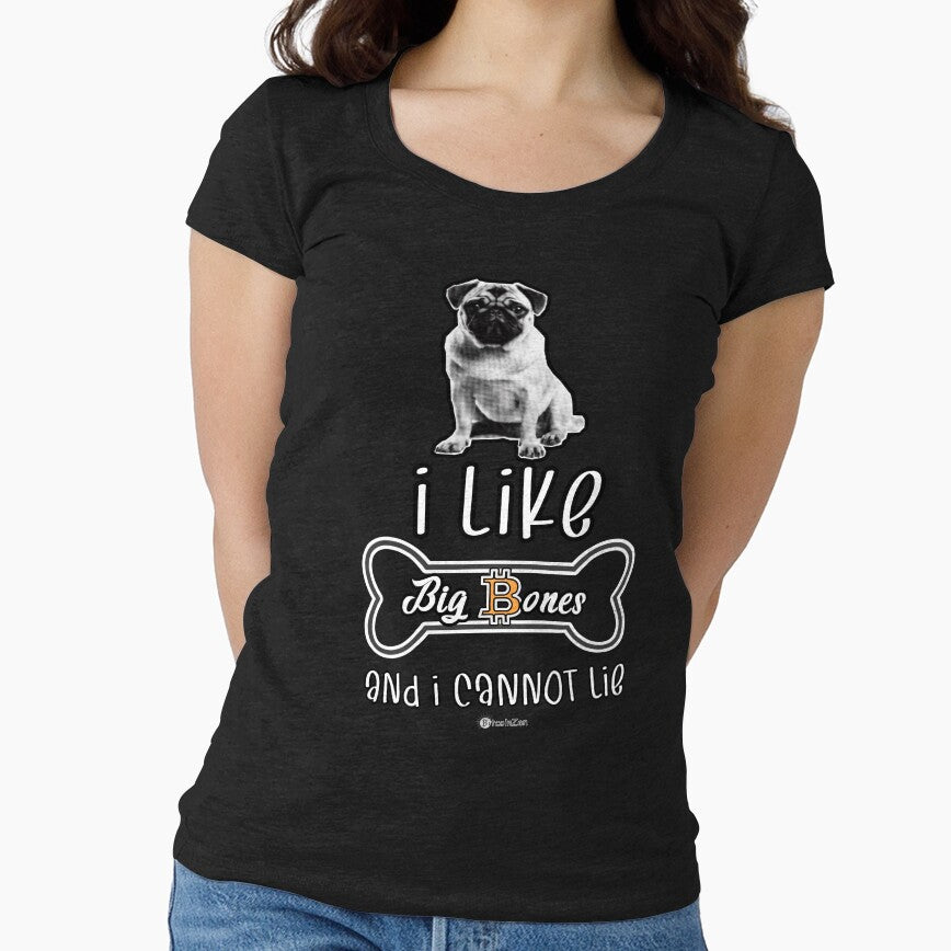 I Like Big ₿ones – Funny pug with Bitcoin pun by Silvernuit T-Shirts, Hoodie, Sweatshirt | BlankRebels.com (Image 1)