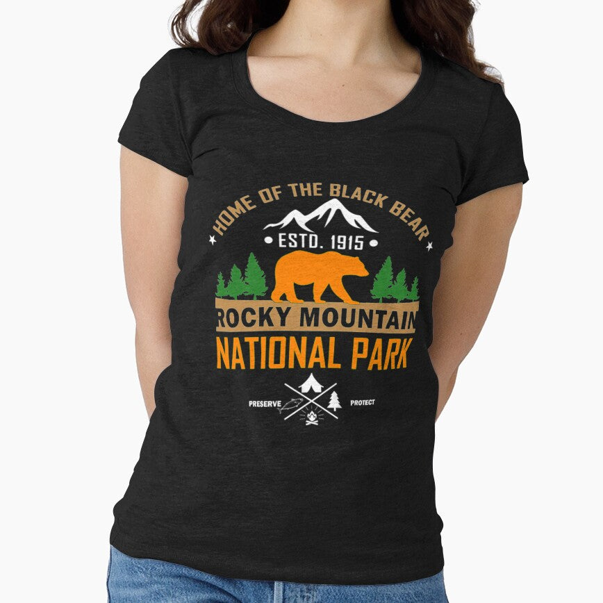 Rocky Mountain National Park Home Bear Tshirt by Clavitaps Hoodie, Sweatshirt | BlankRebels.com (Image 1)