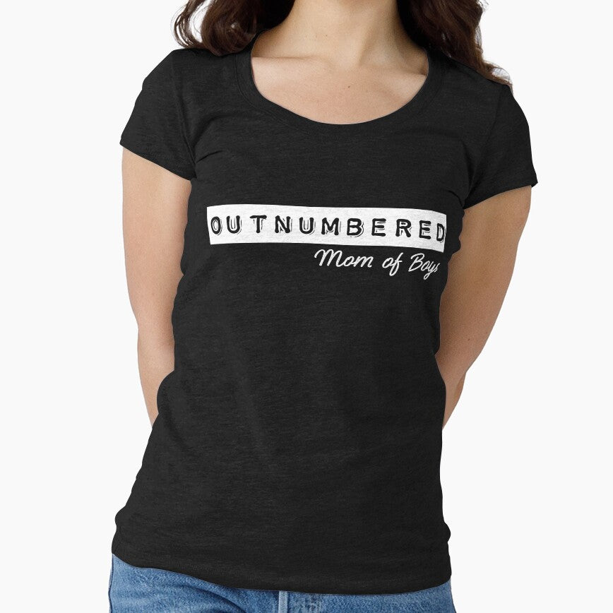 Mom of Boys - Outnumbered by SpoonKirk T-Shirts, Hoodie, Sweatshirt | BlankRebels.com (Image 1)