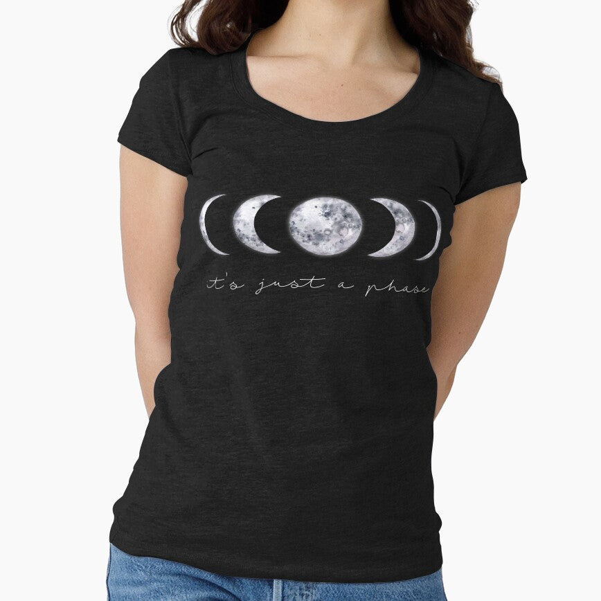 Its just a phase. Moon Phases by FocusAndFlow T-Shirts, Hoodie, Sweatshirt | BlankRebels.com (Image 1)