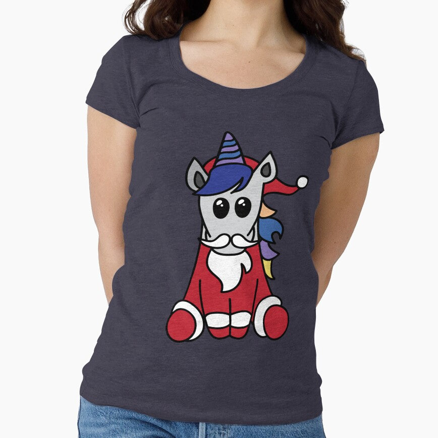 Festive Christmas Santa Unicorn by teashorts T-Shirts, Hoodie, Sweatshirt | BlankRebels.com (Image 1)