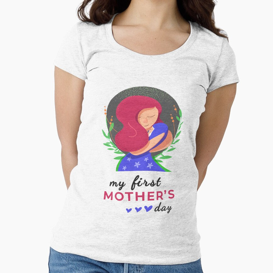 First Mother's Day - Great Gift for Mom by maxarus T-Shirts, Hoodie, Sweatshirt | BlankRebels.com (Image 1)