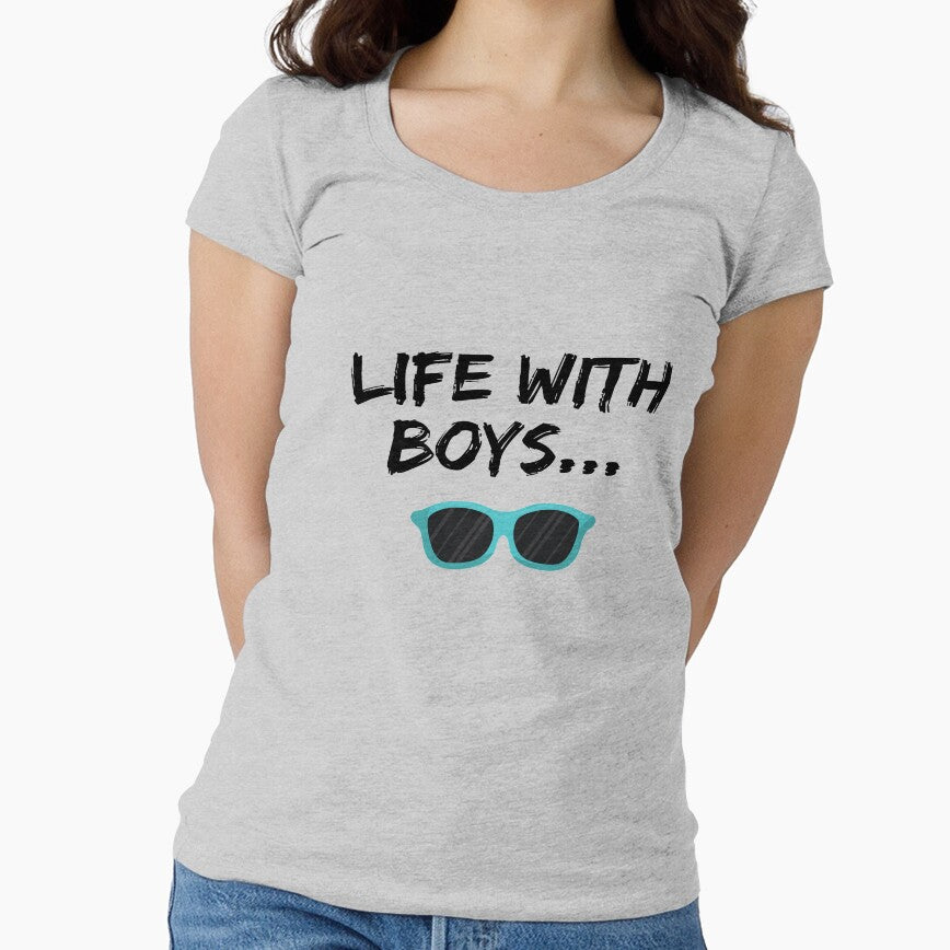 Life with boys by Colette B T-Shirts, Hoodie, Sweatshirt | BlankRebels.com (Image 1)