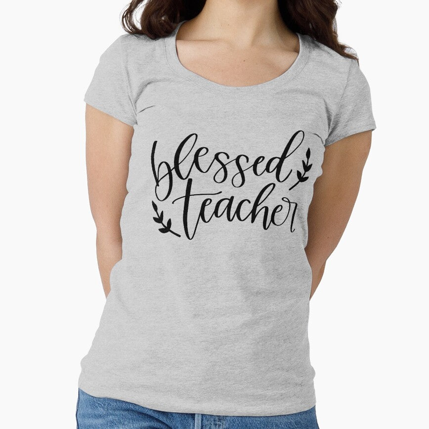 Blessed Teacher by anabellstar design co T-Shirts, Hoodie, Sweatshirt | BlankRebels.com (Image 1)
