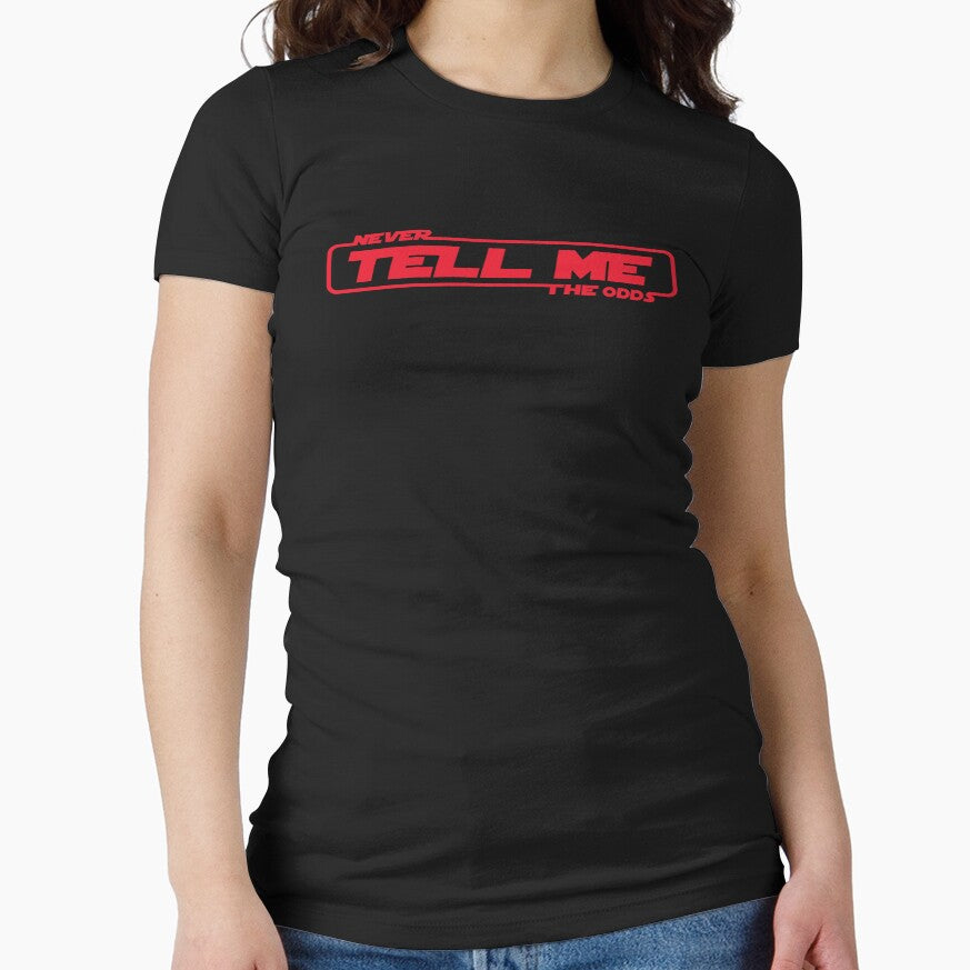 Never Tell Me The Odds by Cine Store Merch T-Shirts, Hoodie, Sweatshirt | BlankRebels.com (Image 1)