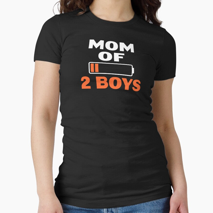 Mom of 2 Boys by Picasmus Tees Hoodie, Sweatshirt | BlankRebels.com (Image 1)