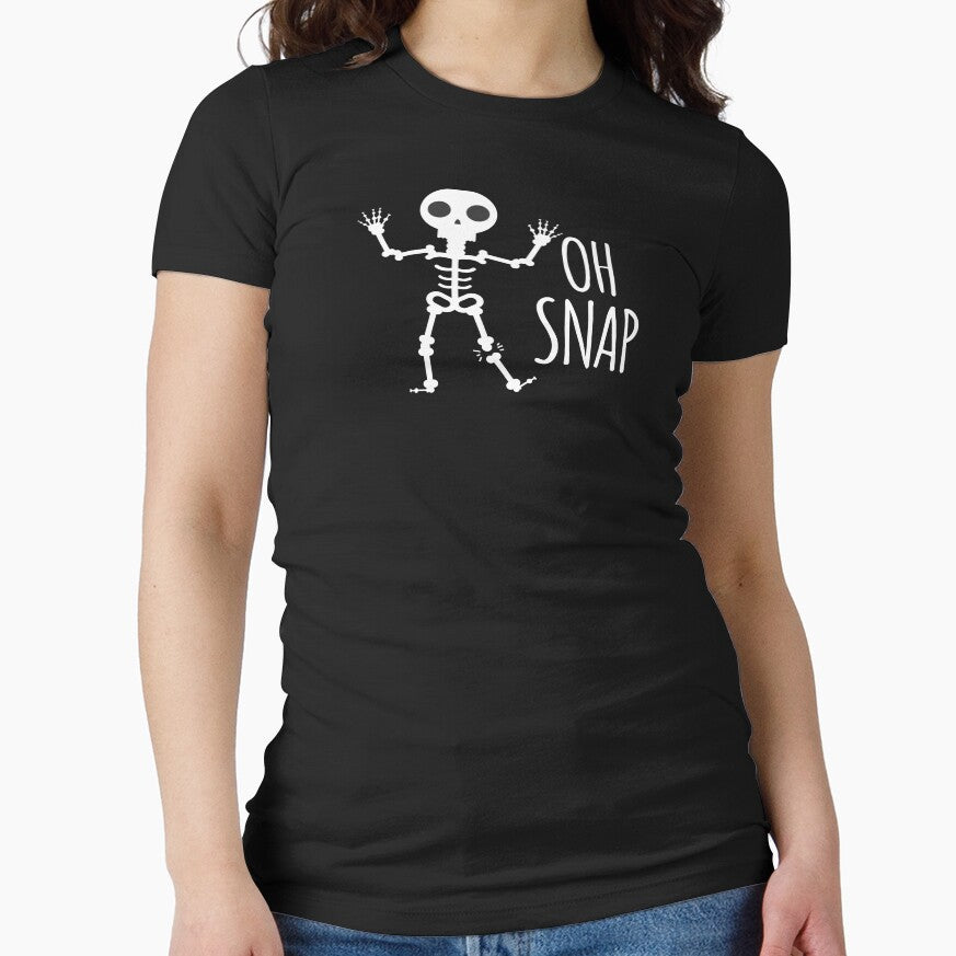 Oh Snap Spooky Skeleton T Shirt Happy Halloween by BUBLTEES Hoodie, Sweatshirt | BlankRebels.com (Image 1)