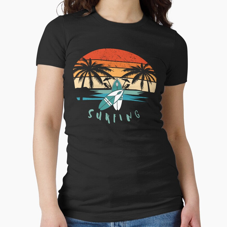 surfing by RESISTORART T-Shirts, Hoodie, Sweatshirt | BlankRebels.com (Image 1)