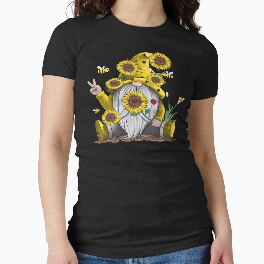 Sunflower Gnome With Bee Hippie Gnome by tranminhthuan19