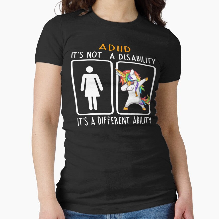 ADHD It's not a Disability It's a different Ability by DianabellShop T-Shirts, Hoodie, Sweatshirt | BlankRebels.com (Image 1)
