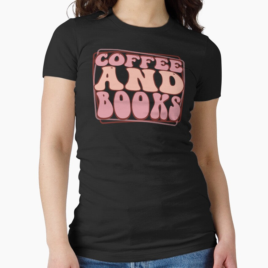 Retro Coffee and Books - Book Lover by S Cube Design T-Shirts, Hoodie, Sweatshirt | BlankRebels.com (Image 1)