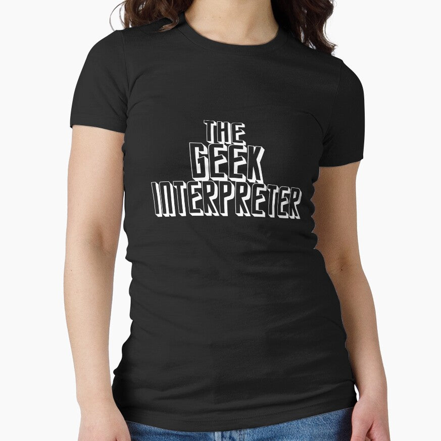 The Geek Interpretor (White) by KitsuneDesigns T-Shirts, Hoodie, Sweatshirt | BlankRebels.com (Image 1)