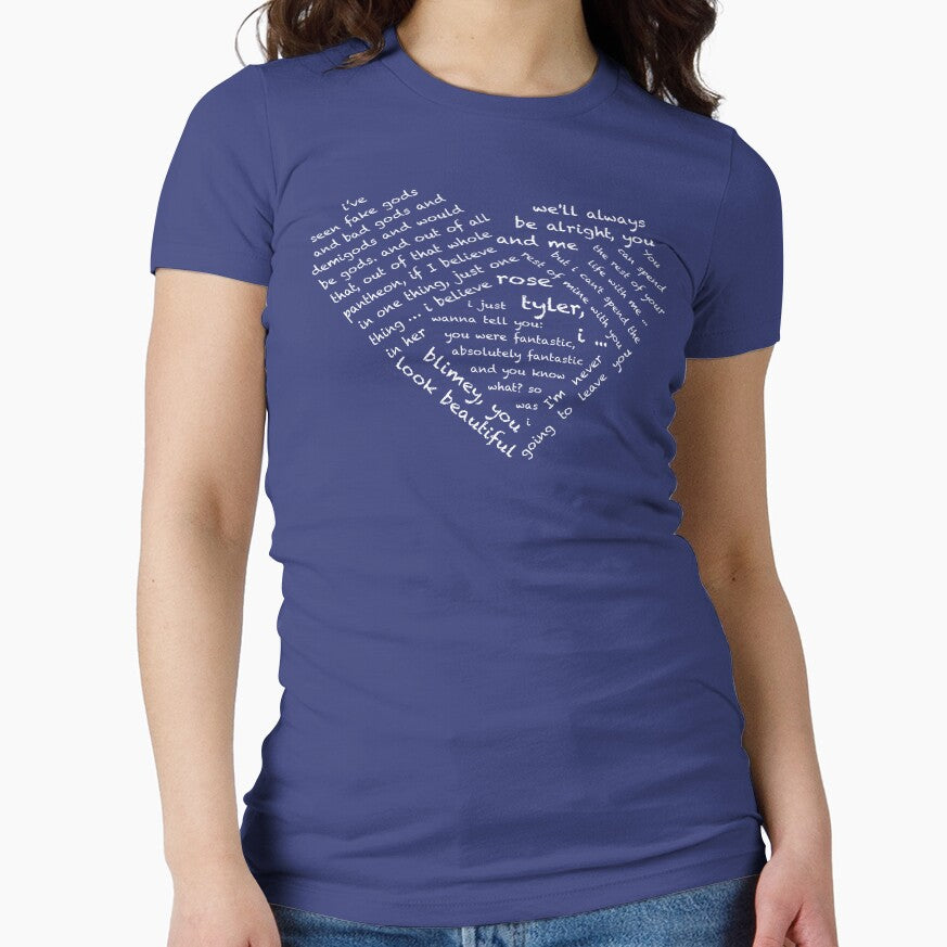 Quotes of the Heart - Doctor/Rose (White) by fairy911911 T-Shirts, Hoodie, Sweatshirt | BlankRebels.com (Image 1)