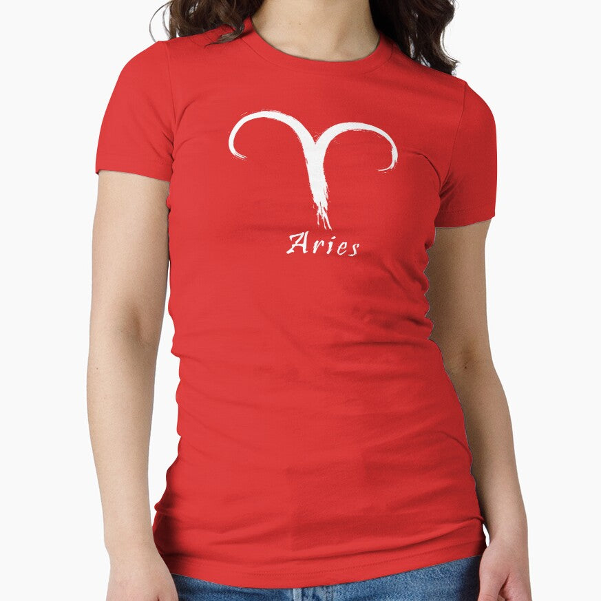 Aries Zodiac Sign or Astrological Symbol by RGartdesign T-Shirts, Hoodie, Sweatshirt | BlankRebels.com (Image 1)