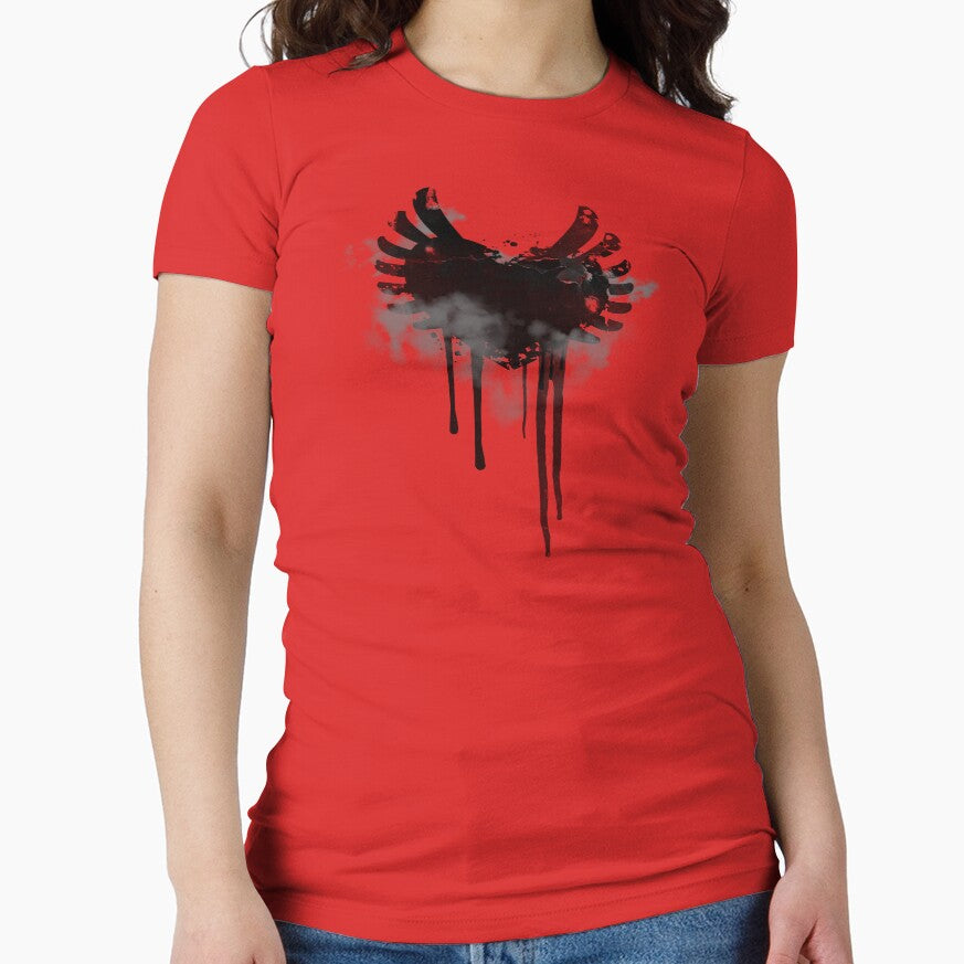 Grunge Heart & Wings by Denis Marsili T-Shirts, Hoodie, Sweatshirt | BlankRebels.com (Image 1)