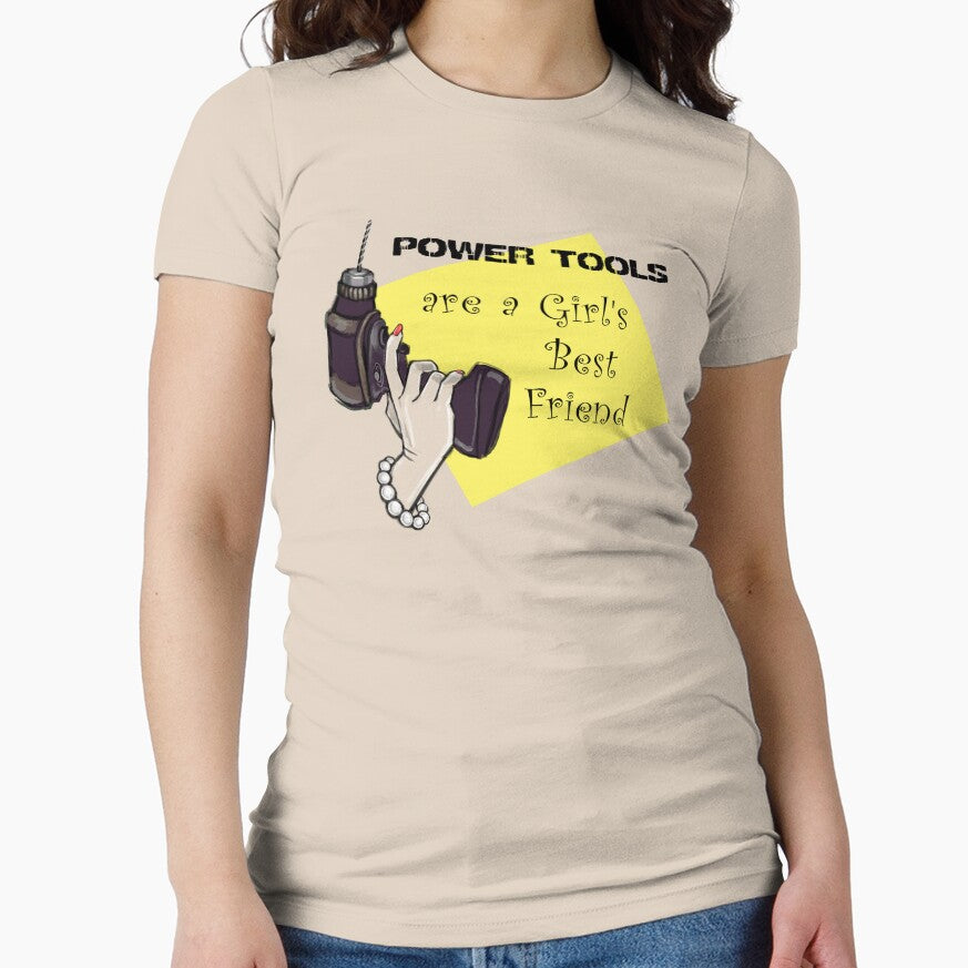 Power tools are a girl's best friend by Acts Of Paint T-Shirts, Hoodie, Sweatshirt | BlankRebels.com (Image 1)
