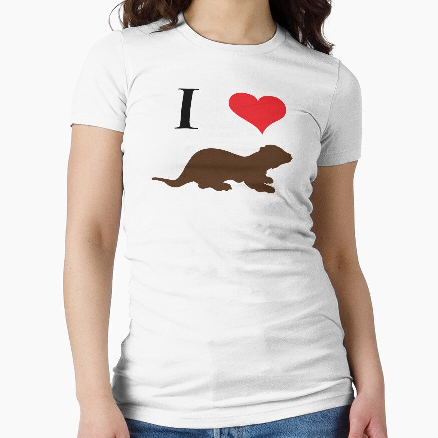 I Love Otters by jezkemp T-Shirts, Hoodie, Sweatshirt | BlankRebels.com (Image 1)